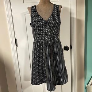 C. Puce Fit and Flare Dress Size M